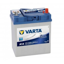 VARTA Blue ASIA 40Ah 330A vékony jobb+ Akkumulátorok VARTA